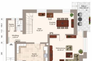 Grundriss, Erdgeschoss